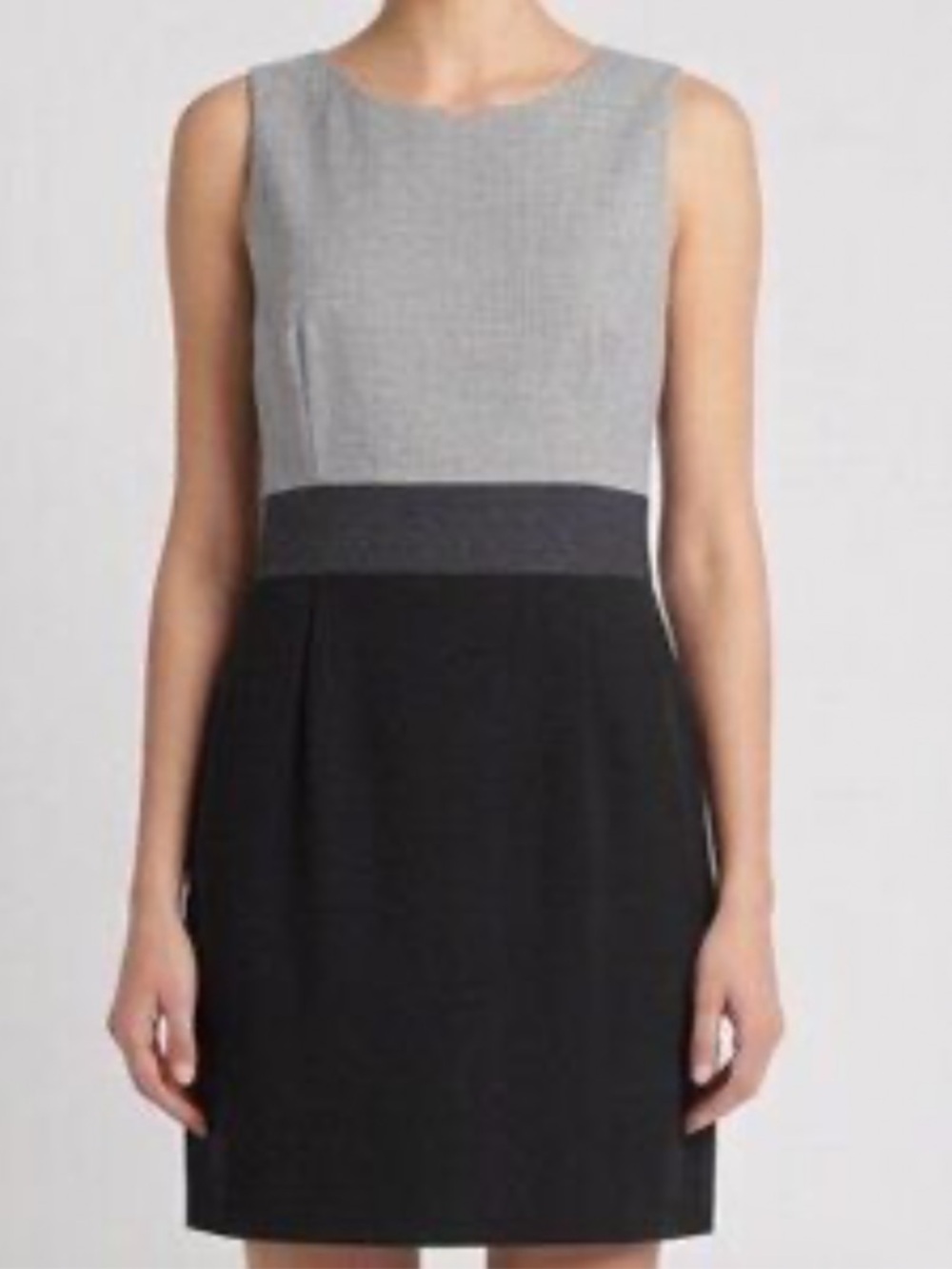 Pink Tartan Gray & Black Sleeveless Mini Dress Size 8